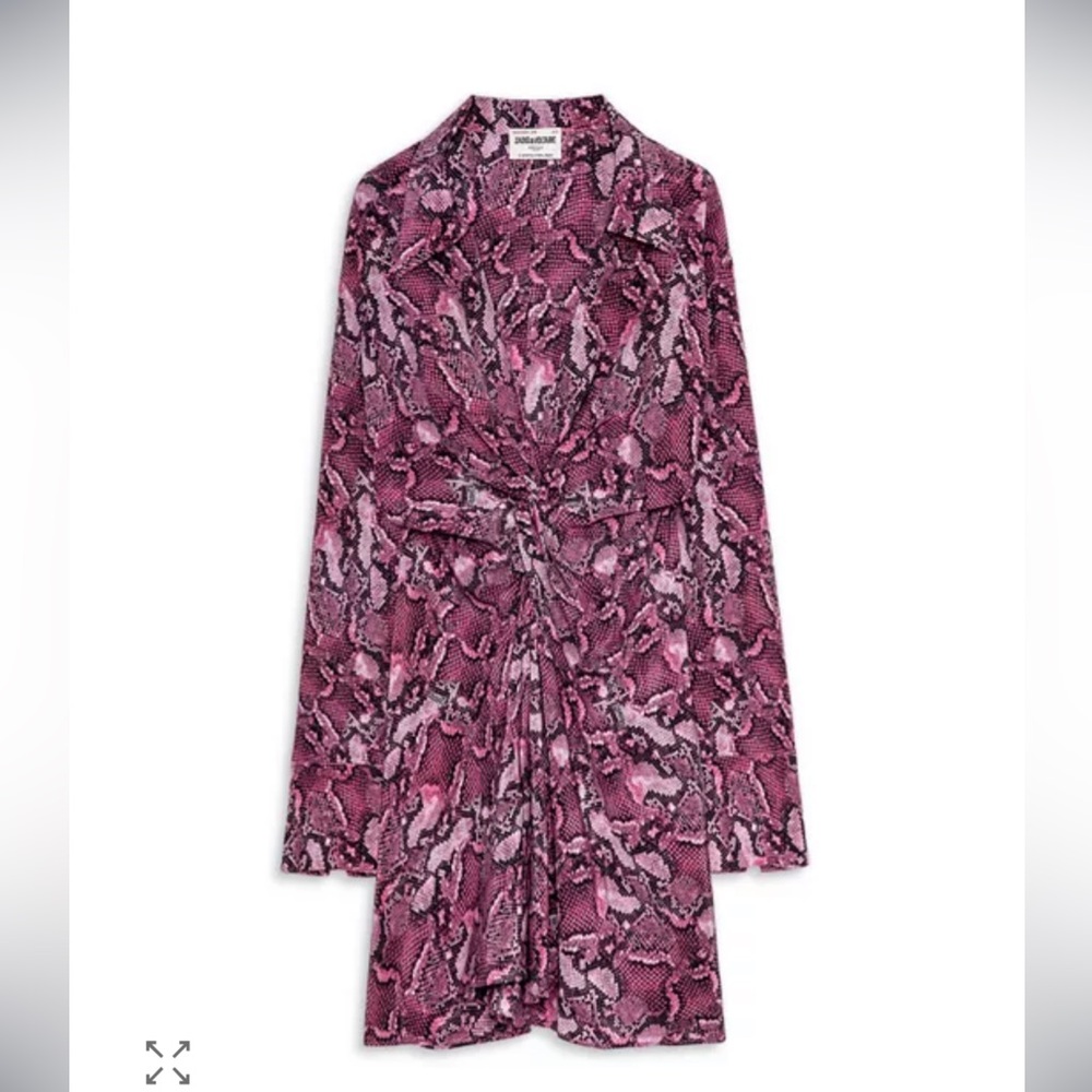 Zadig & Voltaire Rozo Snake Print Dress
